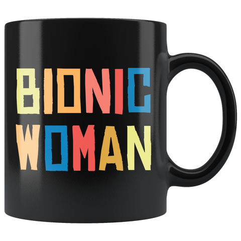Bionic Woman 11oz Black Mug