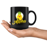 Aloha 11oz Black Coffee Mug