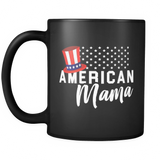 American Mama Black Mug