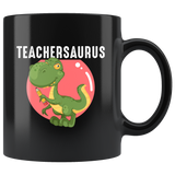 Teachersaurus 11oz Black Mug