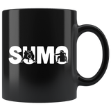 SUMO 11oz Black Mug