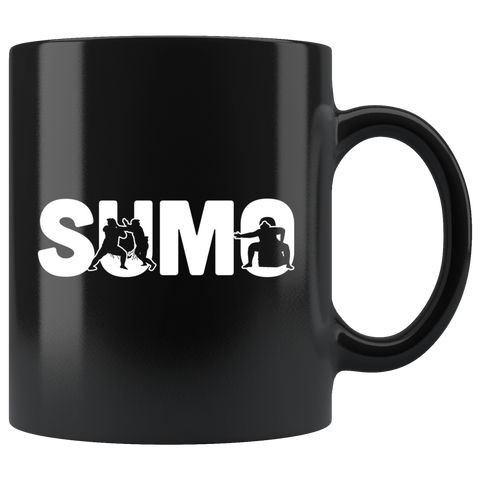 SUMO 11oz Black Mug