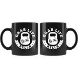 Grab Life By The Bells 11oz Black Mug
