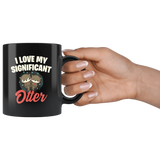I Love My Significant Otter 11oz Black Mug